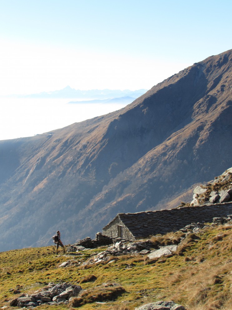 Gite panoramiche: sullo sfondo il Monviso